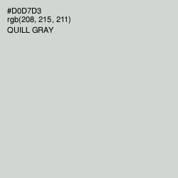 #D0D7D3 - Quill Gray Color Image